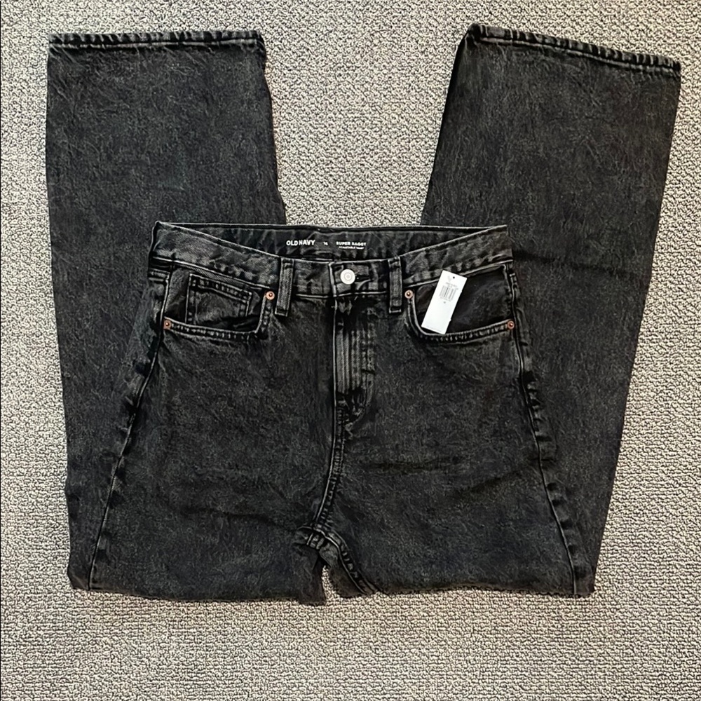 Old Navy women’s super baggy Black Jeans
